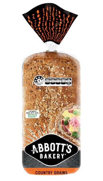 [bread-AbbG] Abbott's Bakery Country Grains Sandwich Slice Bread Loaf 800g (Pre Order 3 Days)