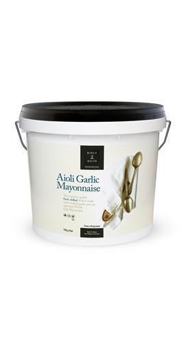 [mayo-aioliBW] Aioli Garlic Mayonnaise 10kg Tub Birch & Waite