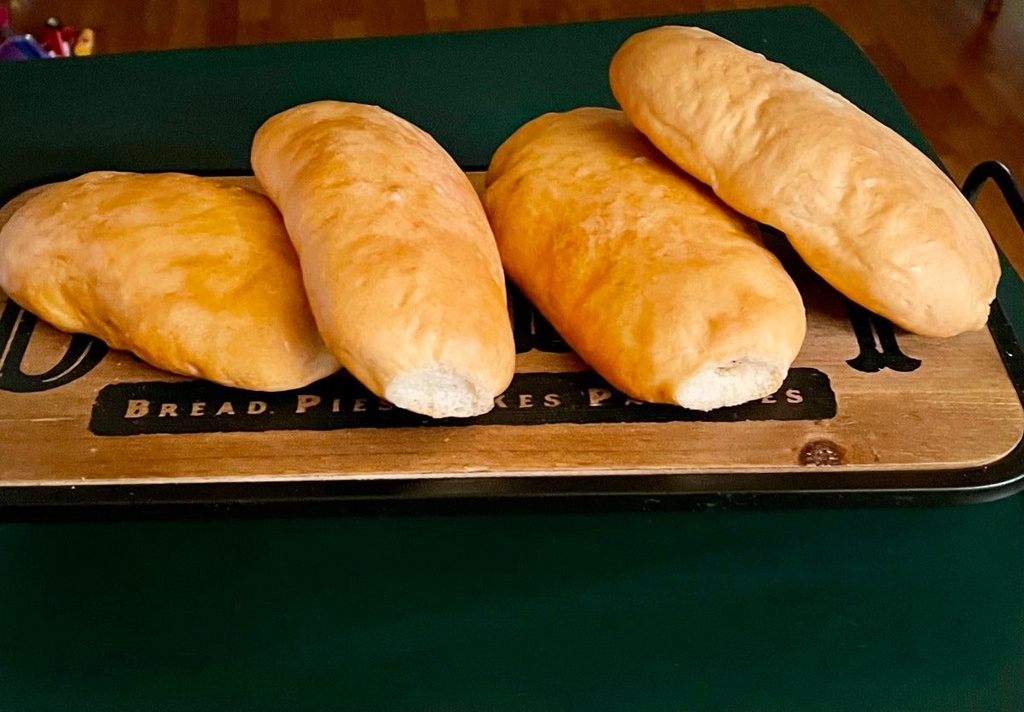[bread-hoagie] American Hoagie Rolls 48pcs Carton Frozen Il Granino