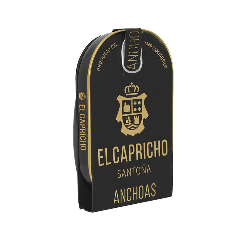 [anchovies-elcapricho115g] Anchovies Fillets In Extra Virgin Olive Oil 115g Tin El Caprichio