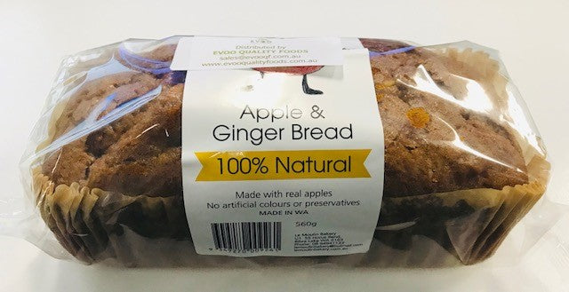 [apple-gingerbread560g] Apple & Ginger Bread 100% Natural 560g x 9/Carton Le Moulin Bakery Frozen (Pre Order 2 days)
