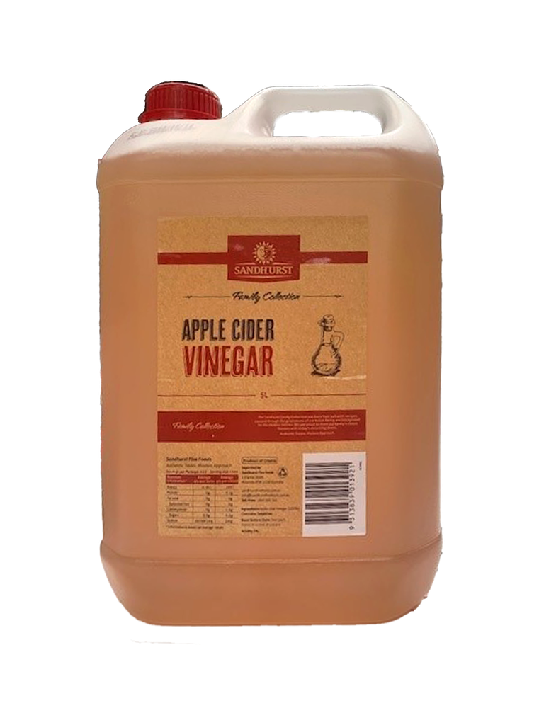 [vinegar-AC5lt] Apple Cider Vinegar 5lt Bottle Sandhurst