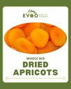 Apricots Whole Dried 1kg Bag Evoo QF