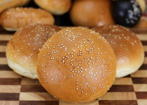 [LHB-Brioche100g] Brioche Sesame Buns 100g 6 x 6pkts Carton Frozen Little Home Bakery