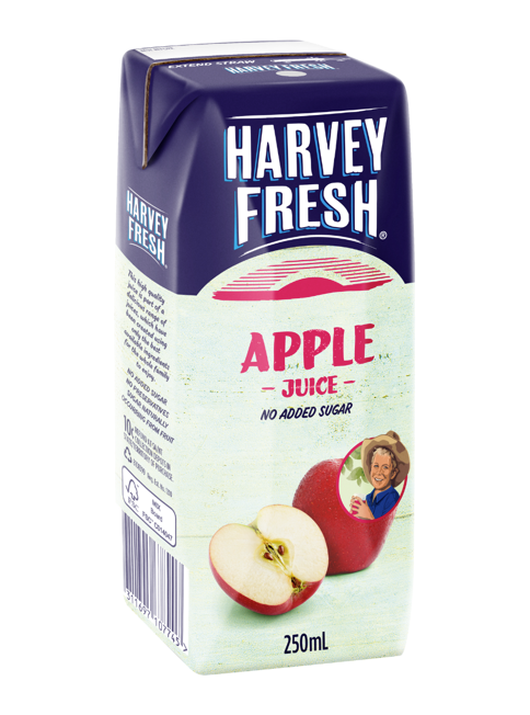 [apple-juice250HF] Apple Juice UHT Tetra Pak 24 x 250mL CARTON Harvey Fresh