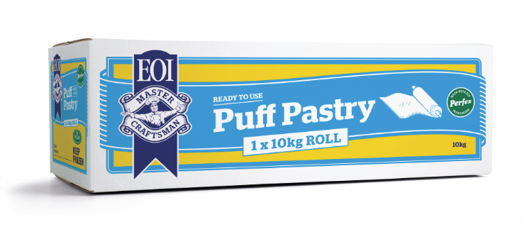 [pastry-puffEOI10kg] Pastry Puff Roll 10kg Carton Frozen EOI