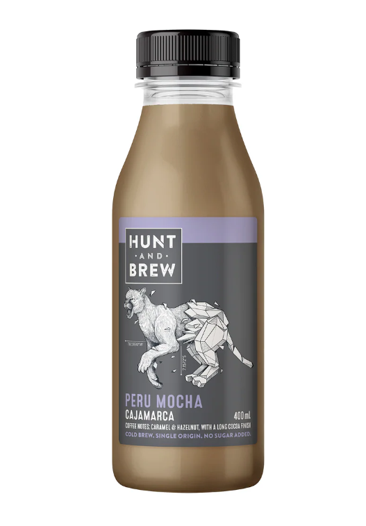 [mocha-peruHB400] Peru Cold Brew MOCHA 8 x 400mL CARTON Hunt & Brew (Pre Order 3 Days)