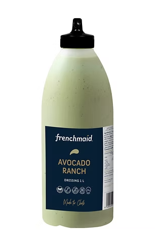 [sauce-avoranchFM] Avocado Ranch Dressing 1lt Bottle French Maid