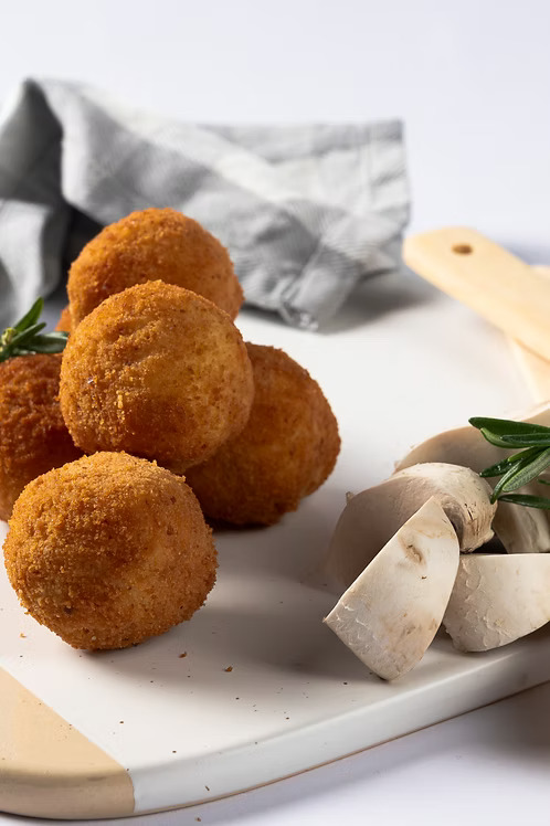 Arancini Truffle & Mushroom Vegan GF 50g x 120pcs Carton (White Label) Frozen The Gluten Free Lab