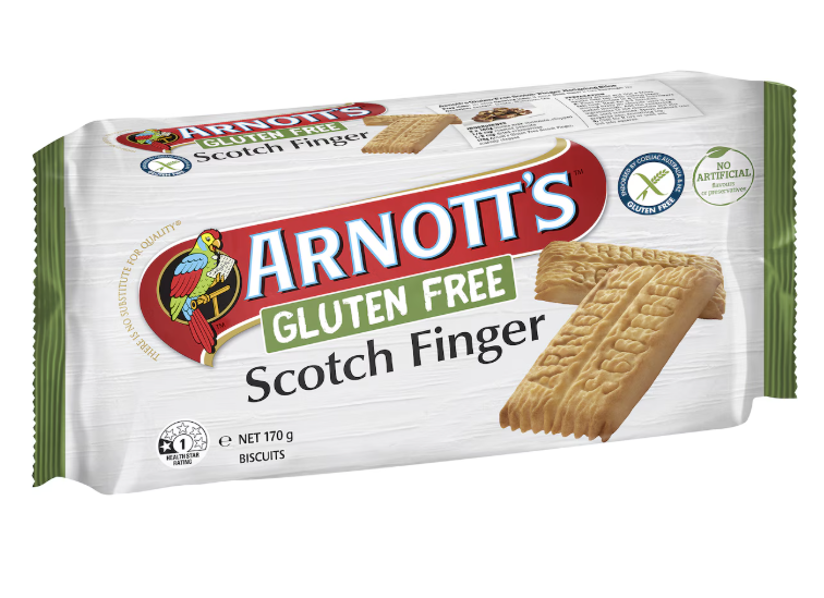 [biscuit-ScotchGF] Scotch Finger Biscuits Gluten Free 170g Packet Arnotts