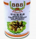 [mush-Straw425g] Straw Mushrooms 425g Tin 888