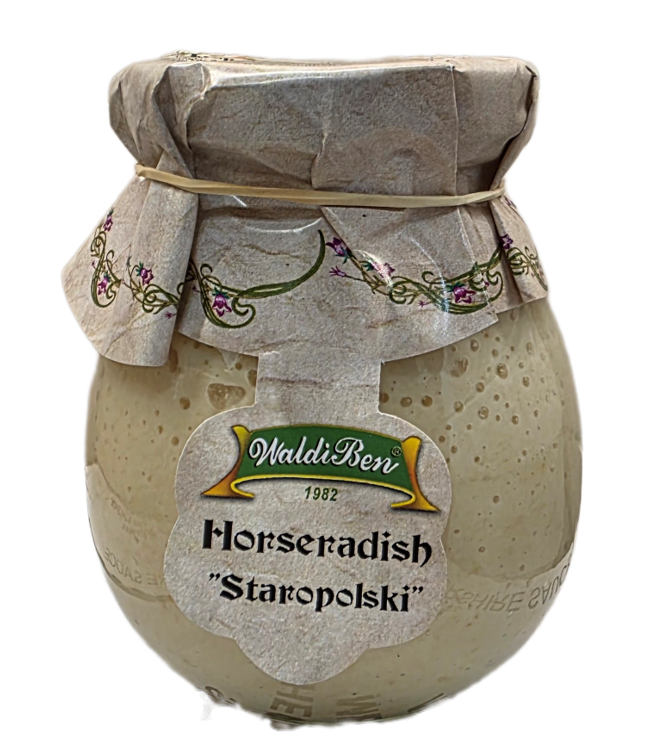 [horseradish-250gWB] Horseradish Paste Polish 250g Glass Jar Waldi Ben