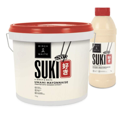 [sukimayo-10kg] Suki Umami Mayonnaise 10kg Tub Birch & Waite