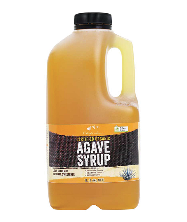 [syrup-agaveCC1L] Organic Agave Syrup 1L Bottle Chef's Choice