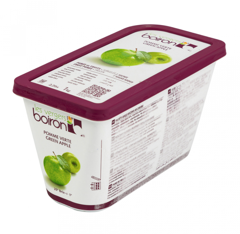 [puree-GappleBOI] Green Apple Puree 1kg Frozen Boiron (Pre Order)