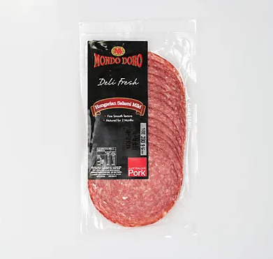 [salami-hungarianmild100gMD] Hungarian Salami Mild Sliced 100g Packet Mondo Doro