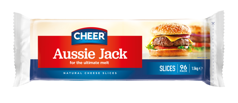 [aussie-jack1.5kg] Aussie Jack Hi Melt Cheese Slices 8 x 1.5kg (96pcs) Carton Cheer