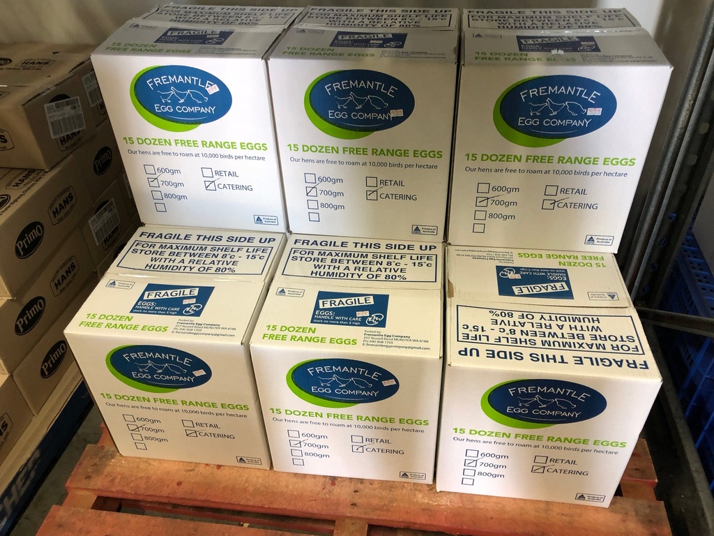 Eggs Free Range 700g / 15 Dozen Catering Pack Fremantle Egg Company (N)