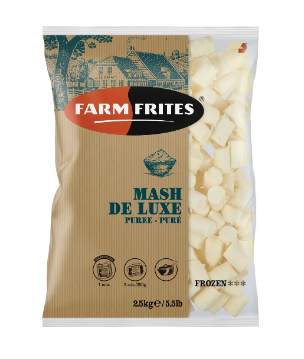 Mash Potato Frozen Puree Pellets (4 x 2.5kg Bags per Carton) Farm Frites (647.007) (N)