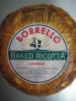 [ricotta-baked] Baked Ricotta Borrello Round Wheel 2.5kg RW approx, Priced per KG (Pre Order 3 Days)