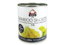 [bamboo-shootsCW] Bamboo Shoots Strips 2.95kg Tin Chef's World