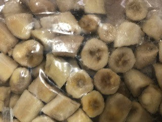 [banana-slice] Banana Sliced Frozen 1kg Bag Harvestime