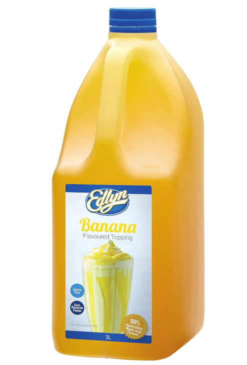 [top-banana] Banana Topping 3lt Bottle Edlyn