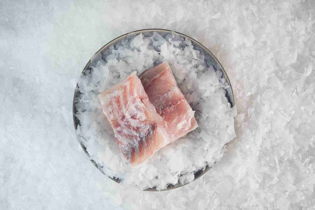 [fish-barra] Barramundi Fish Fillet Skinless Frozen 100-200g 5kg Shore Mariner (Product of Taiwan)