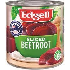 [beetroot-sliced3kg] Beetroot Sliced 3kg Tin Edgell