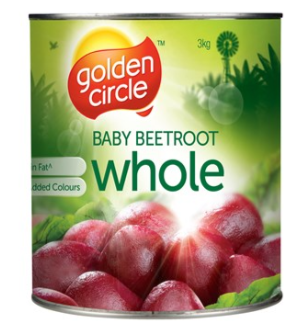 [beetroot-Baby] Beetroot Whole Baby 3kg Tin Golden Circle