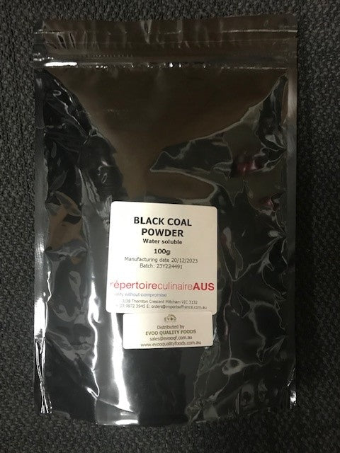 [colour-black] Black Coal Colour Powder 100g Packet