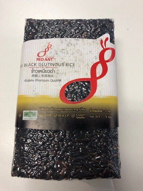[BW-RiceB] Black Glutinous Rice 1kg Red Ant