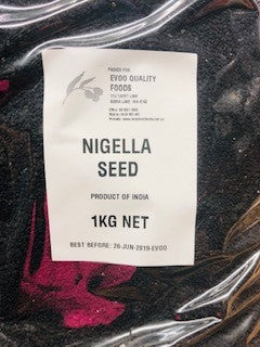[cumin-Sblack] Black Nigella Seeds (Cumin) 1kg Bag Evoo QF