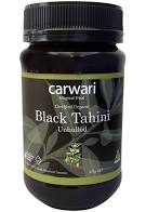 [tahini-blackC] Black Tahini Unhulled Organic 375g Carwari