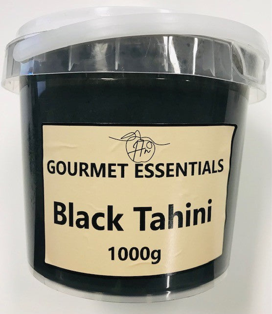 [tahini-black1kg] Black Tahini 1kg Tub Gourmet Essentials