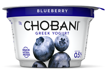 [yogh-ChobB] Blueberry Greek Yoghurt 160g Chobani (5 Day Pre Order)