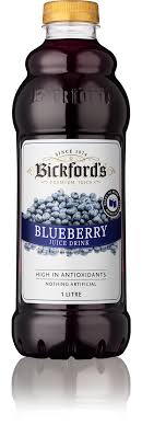 [juice-blueb] Blueberry Juice 1L Bickfords