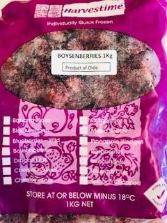[berry-boysen] Boysenberries Frozen 1kg Harvestime