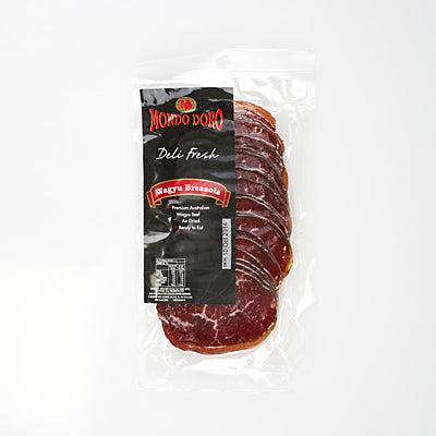 Bresaola Wagyu Sliced 500g Packet Gluten Free Mondo Doro (Pre Order) (D)