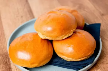[brioche-burgerbun52] Brioche Burger Buns 85g x 52pcs (13 x 4pkts) Carton Frozen Il Granino