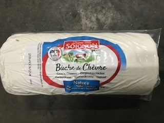 [goats-log1kg] Buche de Chevre Goat Cheese Log 1kg Soignon