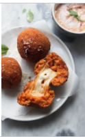 [pizzaiola-cocktail2.2kg] COCKTAIL Arancini w/- Pizzaiola (Fior Di Latte, Tomato & Basil) GF (30g each) 2.2kg Carton Frozen The Gluten Free Lab (Pre Order 3 Days)