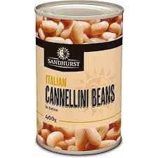 [bean-Can400] Cannellini White Beans 400g Tin Sandhurst