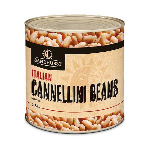 [bean-CanA9] Cannellini White Beans A9 Tin Sandhurst