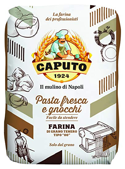 [flour-capPFG] Caputo Flour 00 Pasta Fresca & Gnocchi (Farina) 5kg Bag (Brown)