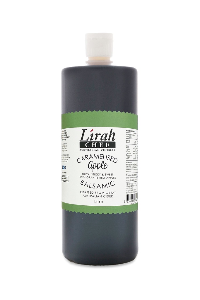 [Lirah-AppleBals] Caramelised Apple Balsamic 1lt Lirah Chef