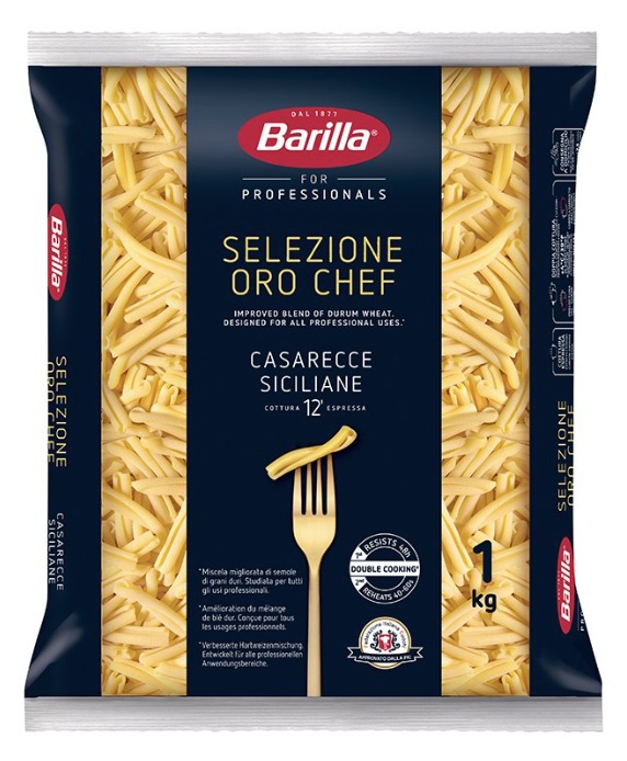[casarecce-1kgBarilla] Casarecce Siciliane Pasta Dried S.O.C 1kg Bag Barilla