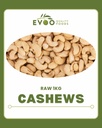 Cashew Nuts Raw Whole 1kg Bag Evoo QF