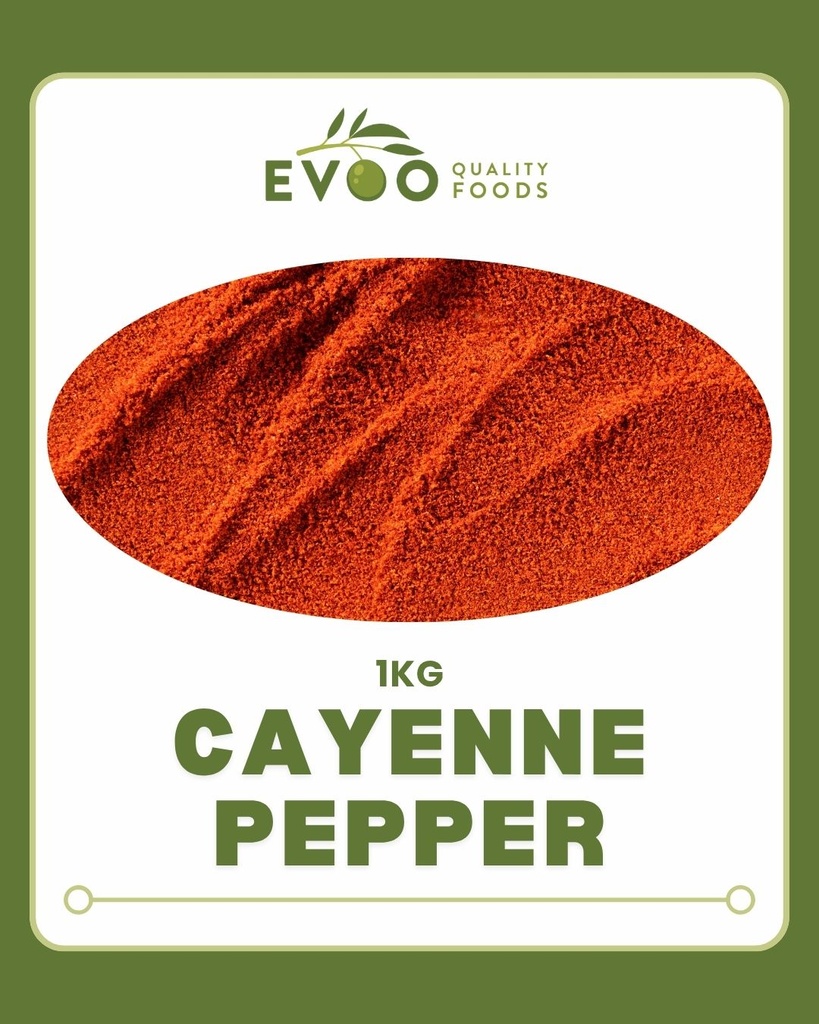 [pepper-Cay] Cayenne Pepper 1kg Bag Evoo QF