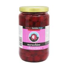 [cherry-mara] Cherries Maraschino on stem 1.8kg Jar Sandhurst